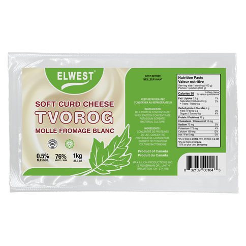 Tvorog 0.5% M.F. 1kg pack
