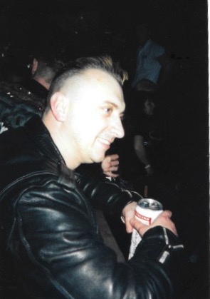 Bob at the front row drinking his Bud