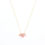 Miniature : Collier pendentif en forme de gouttelette de charbon naturel.