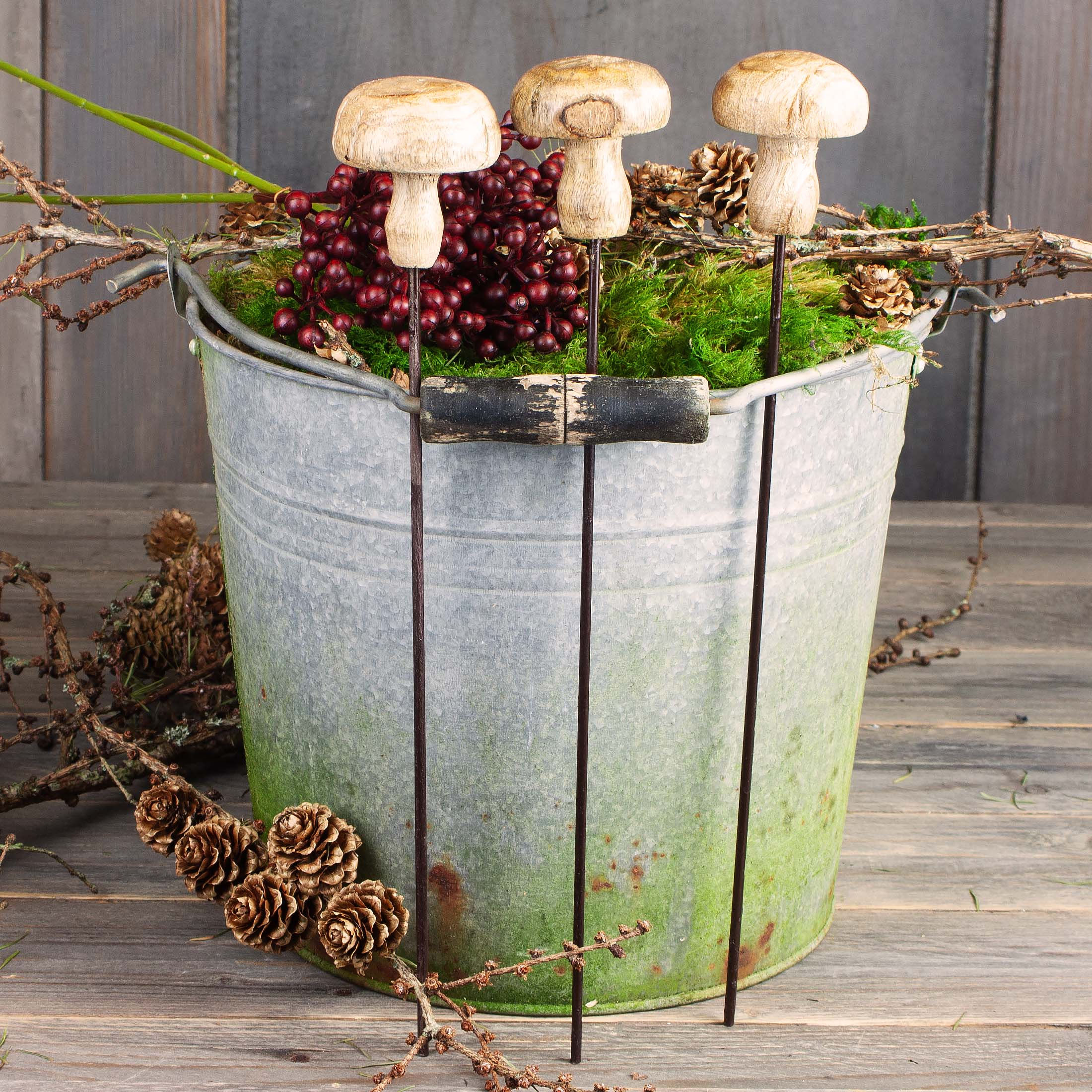 Deko-Pilze 3er Set Bresse