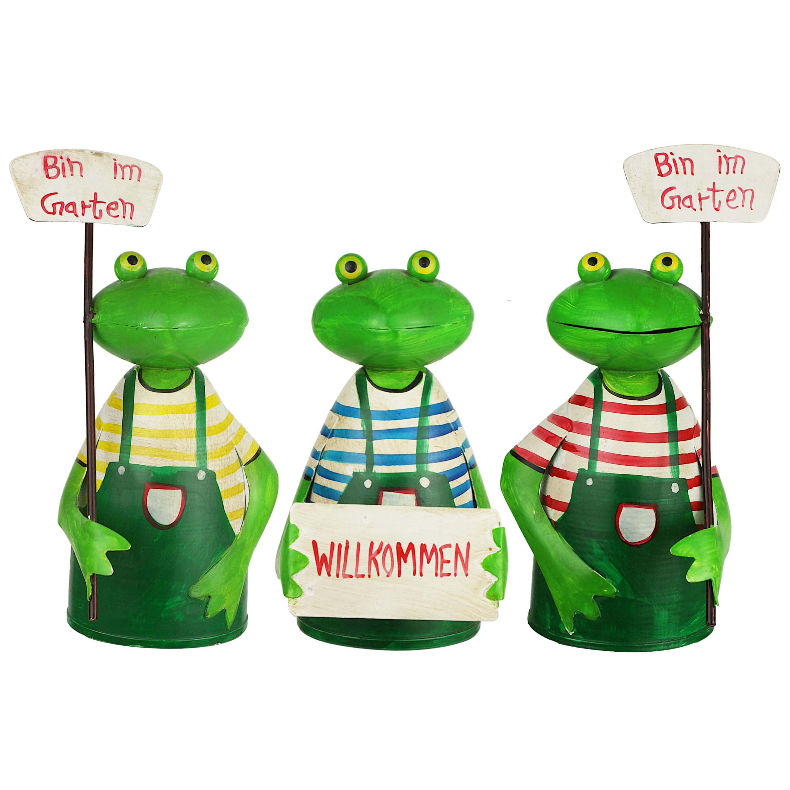 Zaunhocker Frosch willkommen