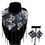 Thumbnail: Square Leather Chain Necklace Set