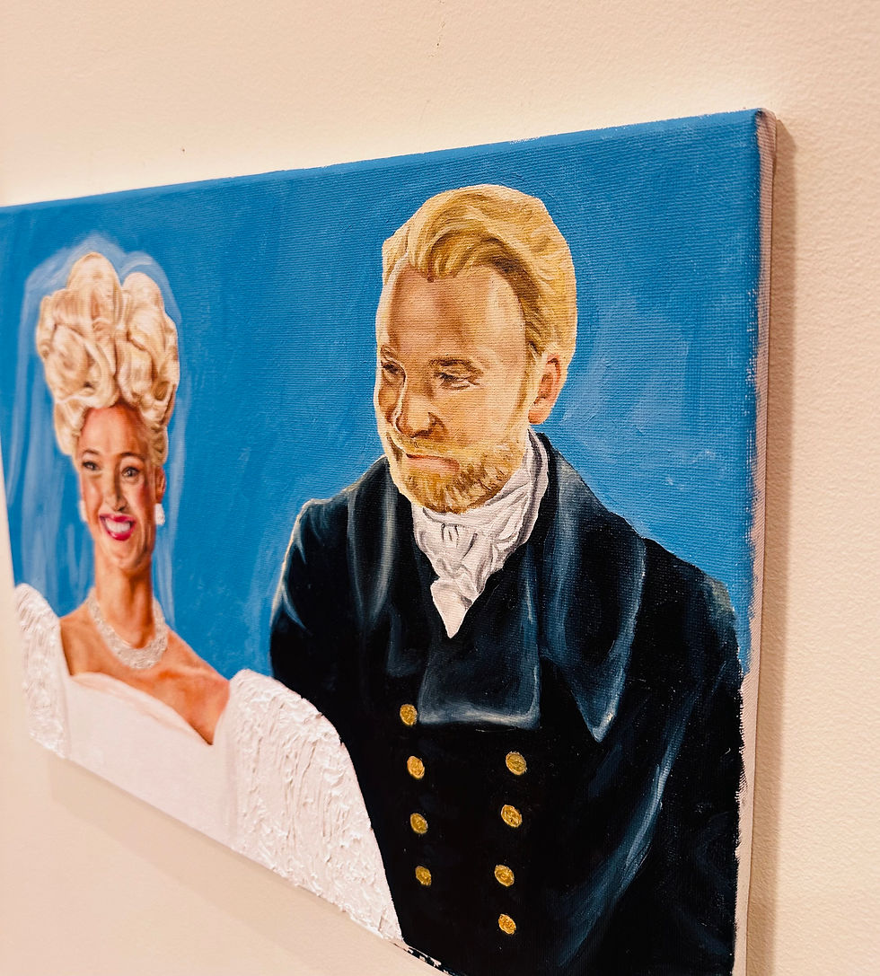 Miniatura: Lord and Lady Debling,  Original Painting
