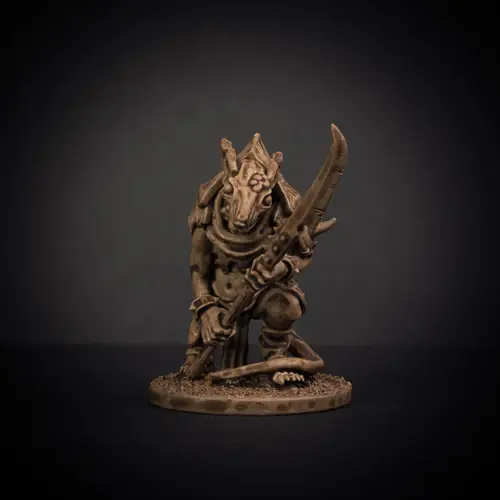 Thumbnail: Knucklebones Miniatures Ratman Spear 1 X1 28mm