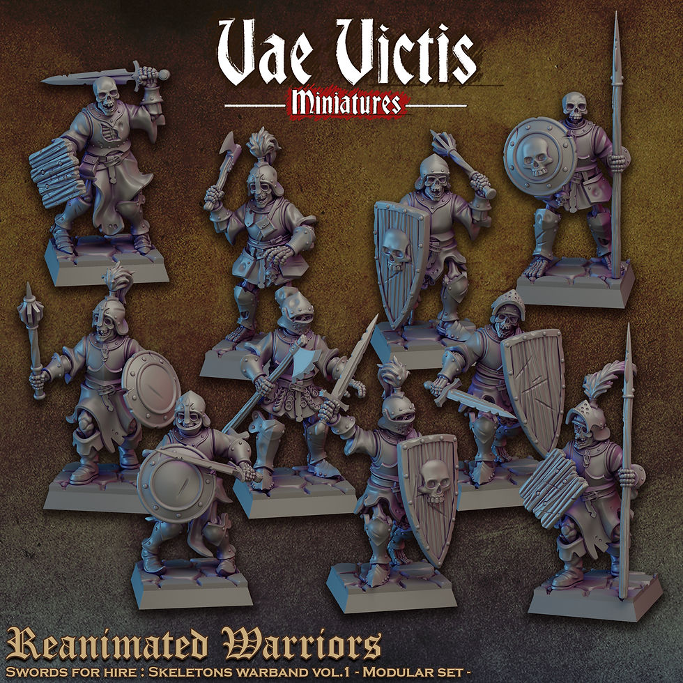 Thumbnail: Vae Victis Miniatures Reanimated warriors vol 01 28mm