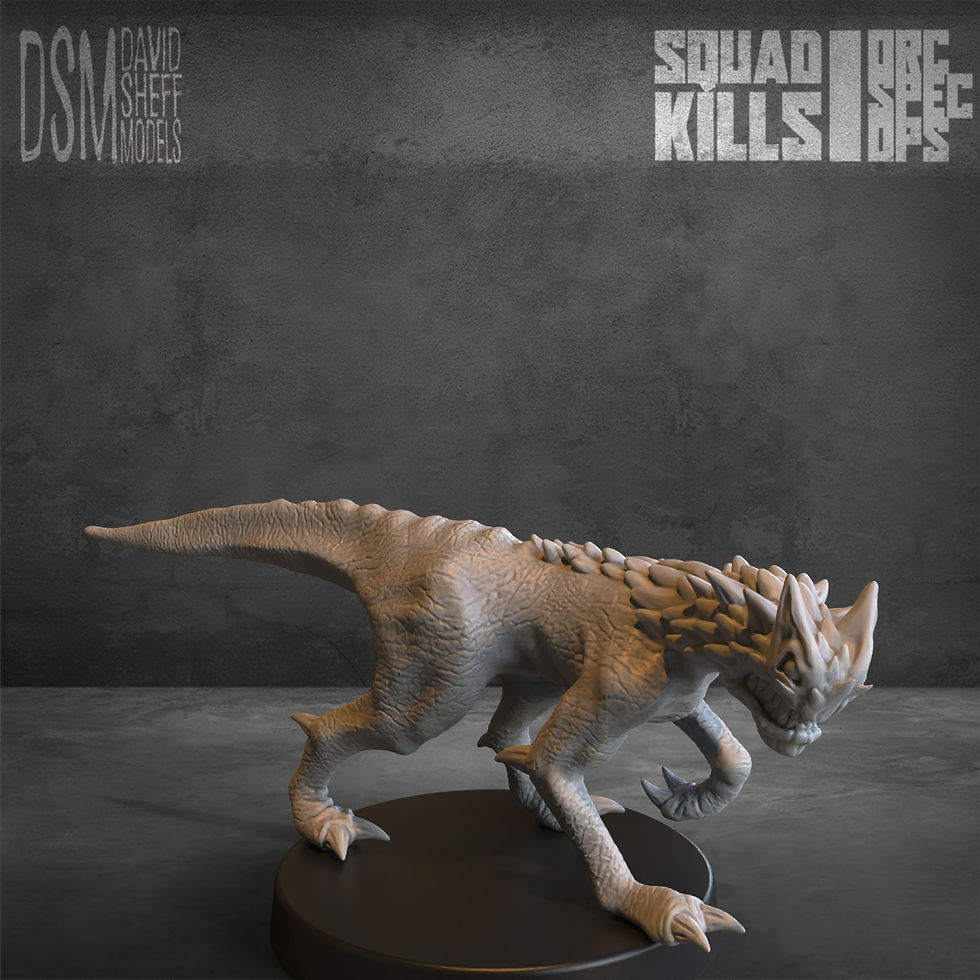 Thumbnail: DSM Orc Spec-Ops X10 28mm With Base.