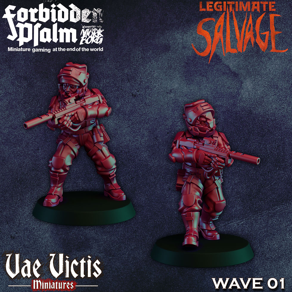 Thumbnail: Vae Victis Miniatures Legitimate Salvage modular set X10 28mm