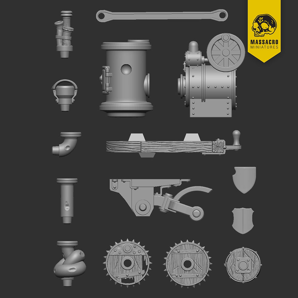 Thumbnail: Massacro Miniatures Brewed for War - Teapot Altar Set 28mm