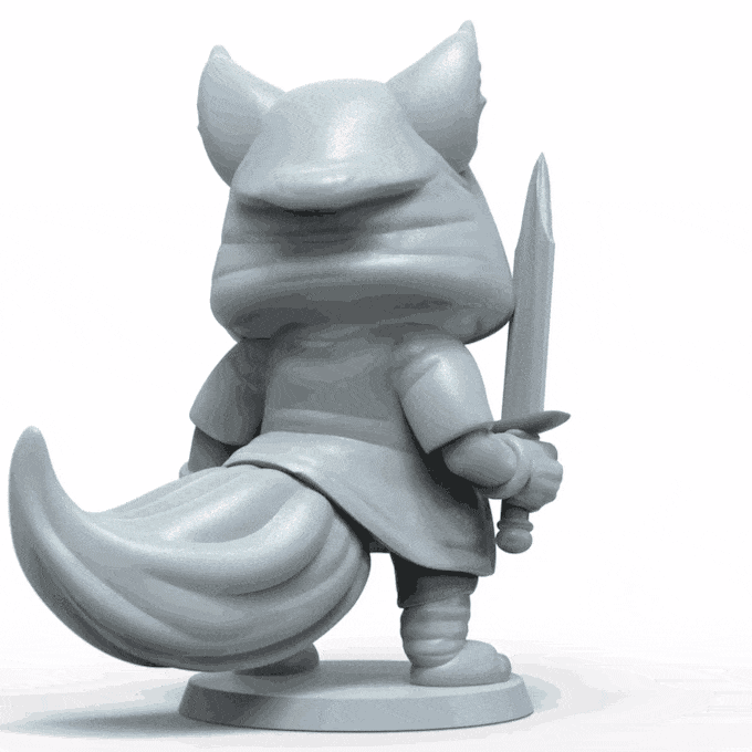 Thumbnail: Fantazoor Fox Chibi Miniature