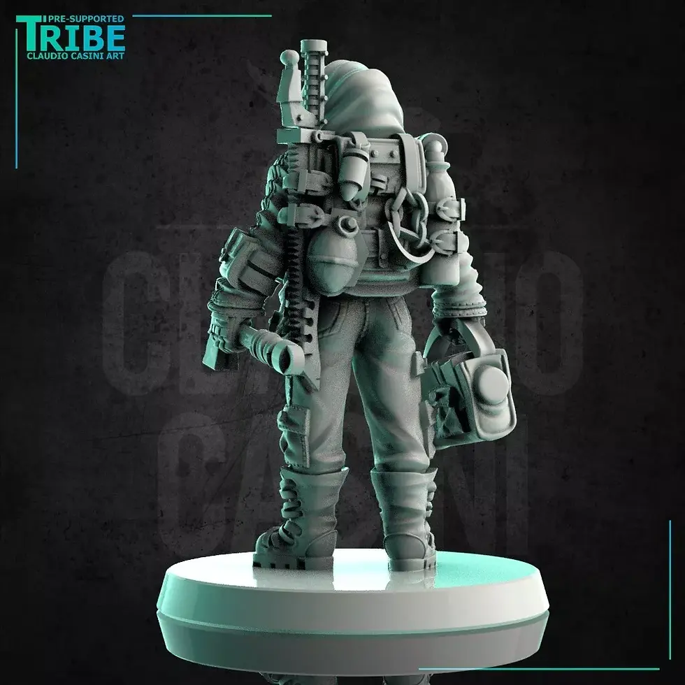 Thumbnail: Claudio Casini Art Male post-apocalyptic seeker