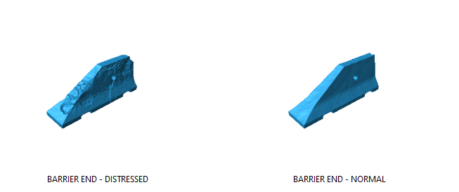 Thumbnail: EC3D Damaged Jersey Barriers X6 S2 28mm