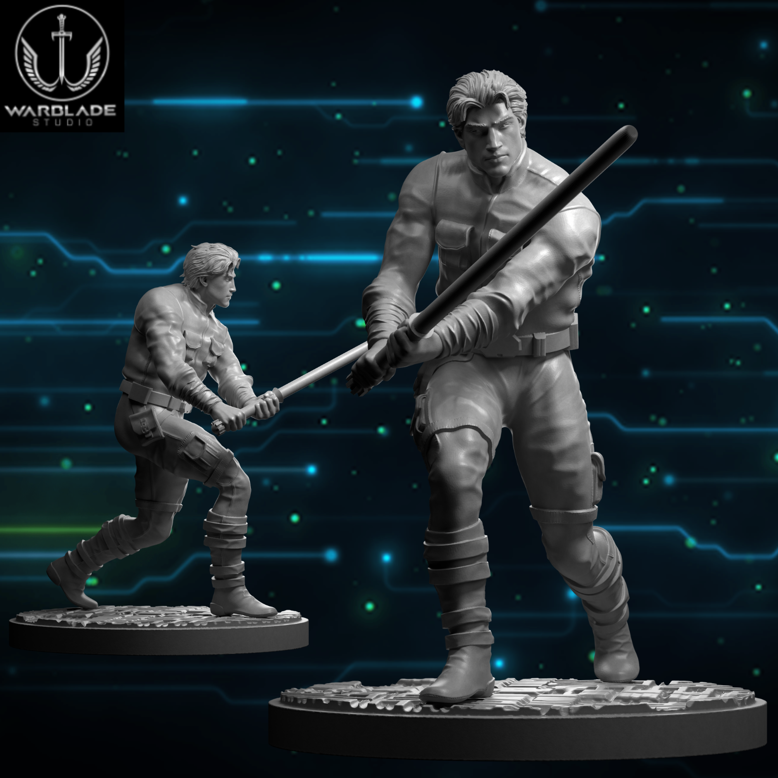 Star Wars Legion Shatterpoint Jacen Solo 1/46 40mm With Base