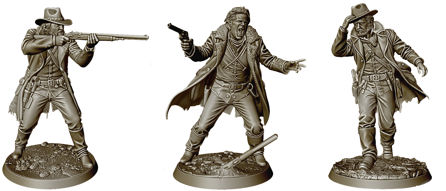 Where the Wind Cries Cthulhu Tale, Cowboys 32mm