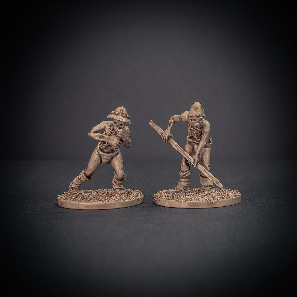 Thumbnail: Knucklebones Miniatures Undead Trebuchet Set 28mm