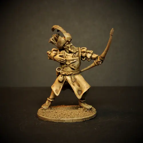 Thumbnail: Knucklebones Miniatures Trio of Flamboyant Archers 28mm