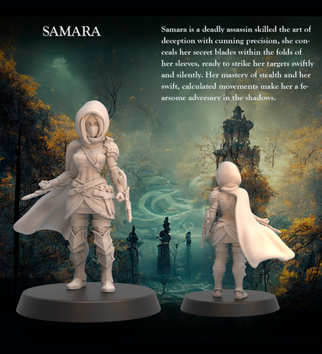 Samara Dark Fantasies Rks 3d 32mm 3d Kingdoms
