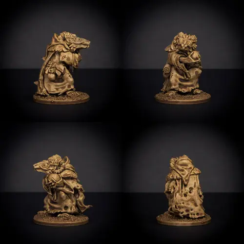Thumbnail: Knucklebones Miniatures Ratman Seer X1 28mm