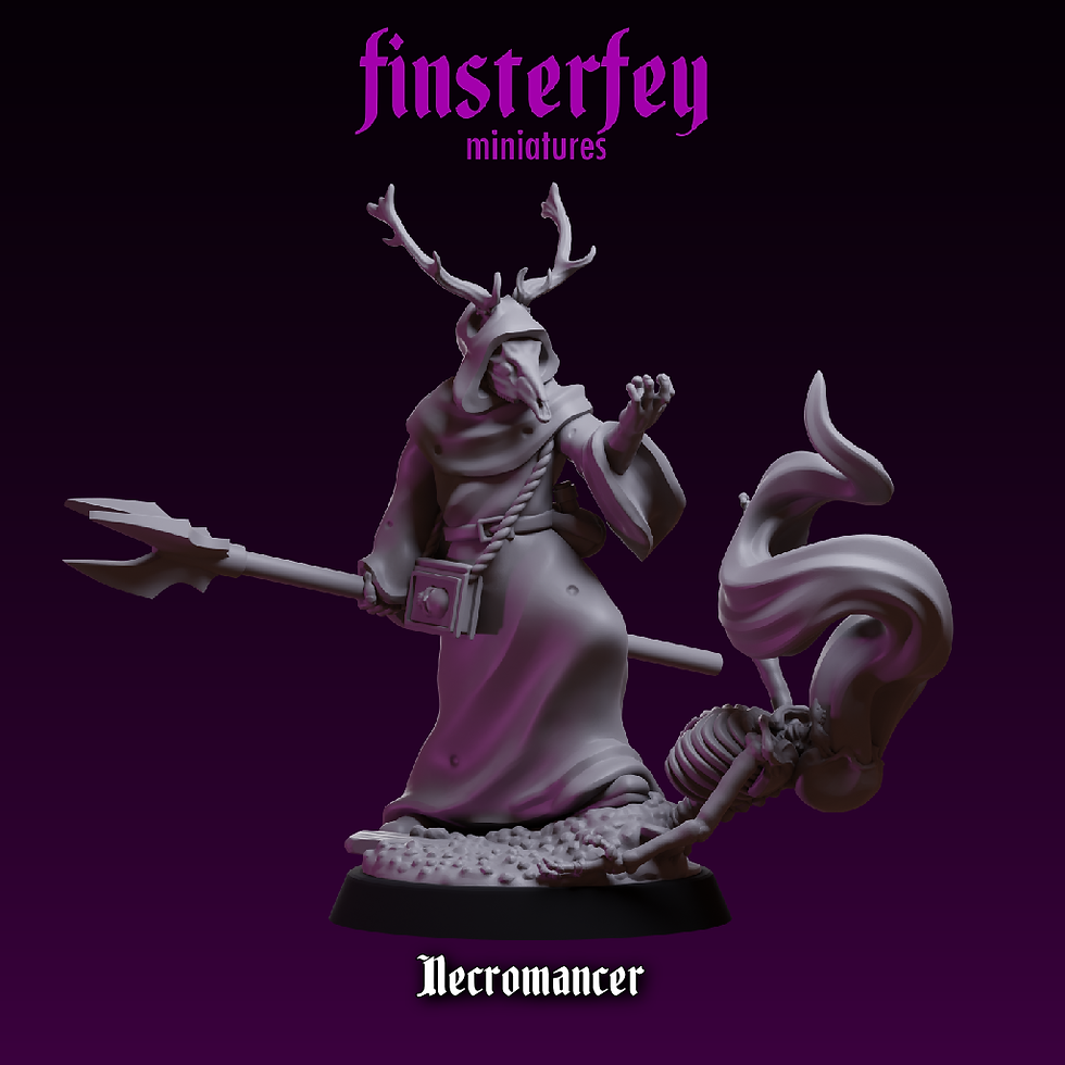 Finsterfey Miniatures Necromancer 28mm