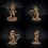 Thumbnail: Knucklebones Miniatures Trio of Flagellants 28mm