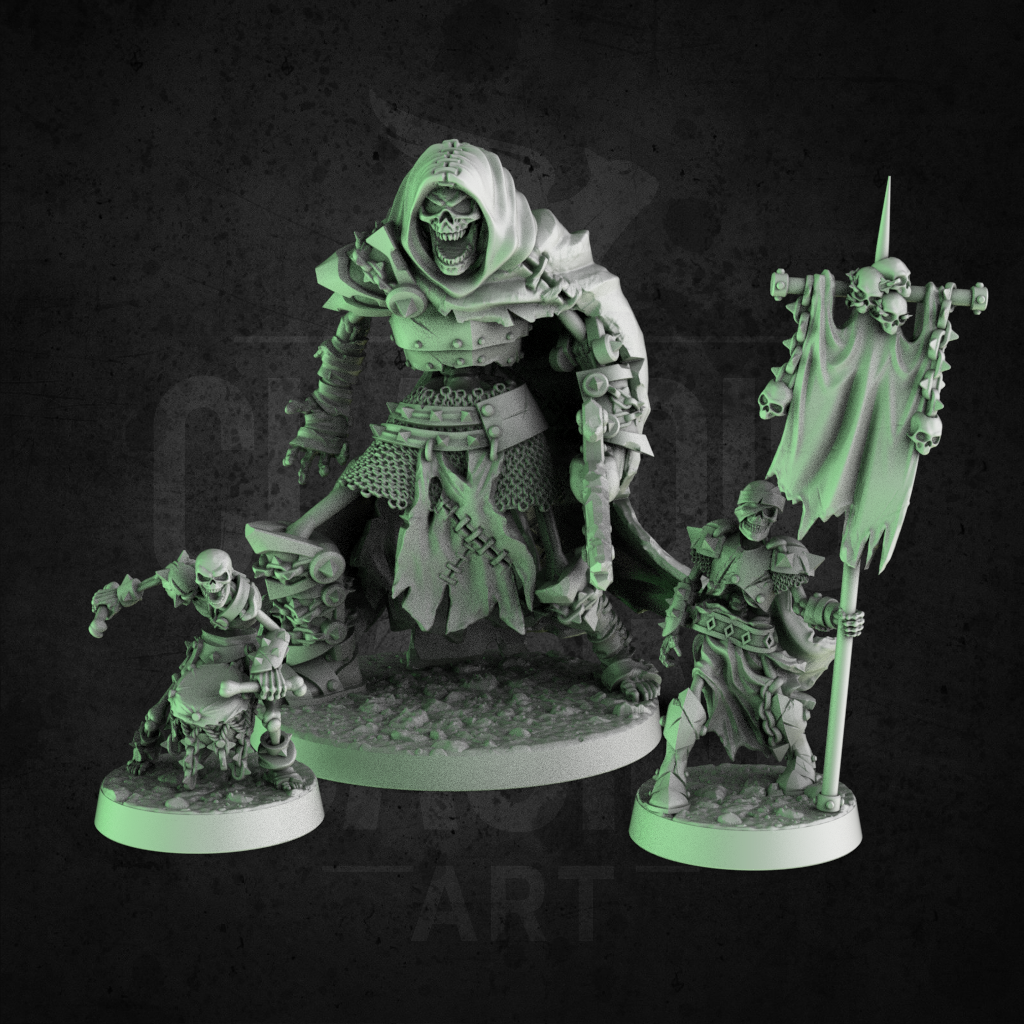 Claudio Casini Undead Command unit 28mm