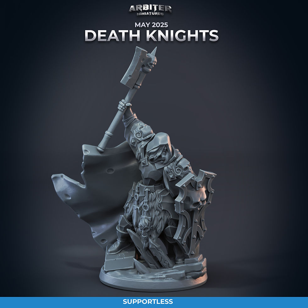 Thumbnail: Arbiter Miniatures Death Knight P2 28mm