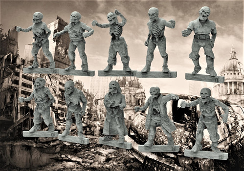 Modern Zombies x10 28mm | 3D KINGDOMS