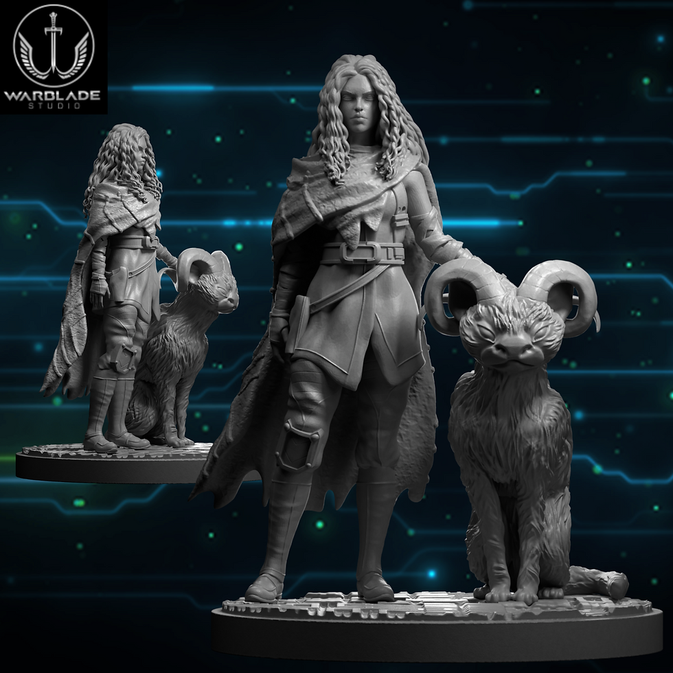 copy of Star Wars Legion Shatterpoint Jordanna Sparkburn and Remy 1/46 40mm With