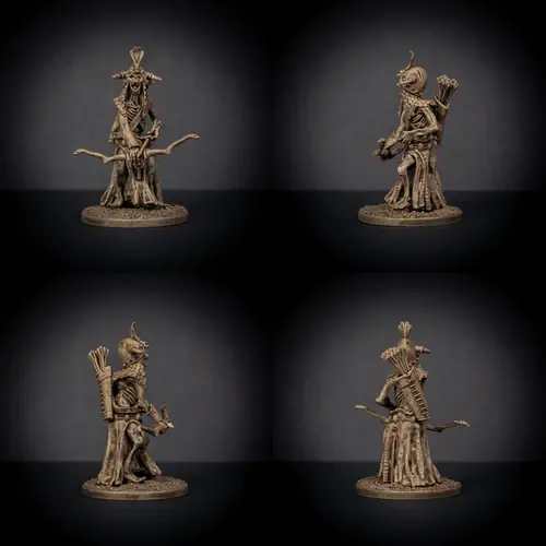 Thumbnail: Knucklebones Miniatures Skeleton Archers Pair 28mm
