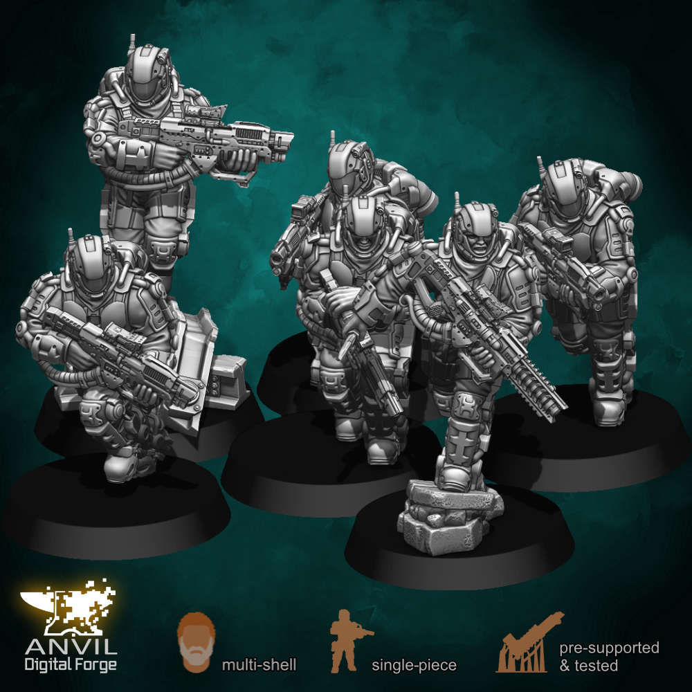 Anvil Digital Forge Single-Piece Drop Trooper Specialists X15 28mm