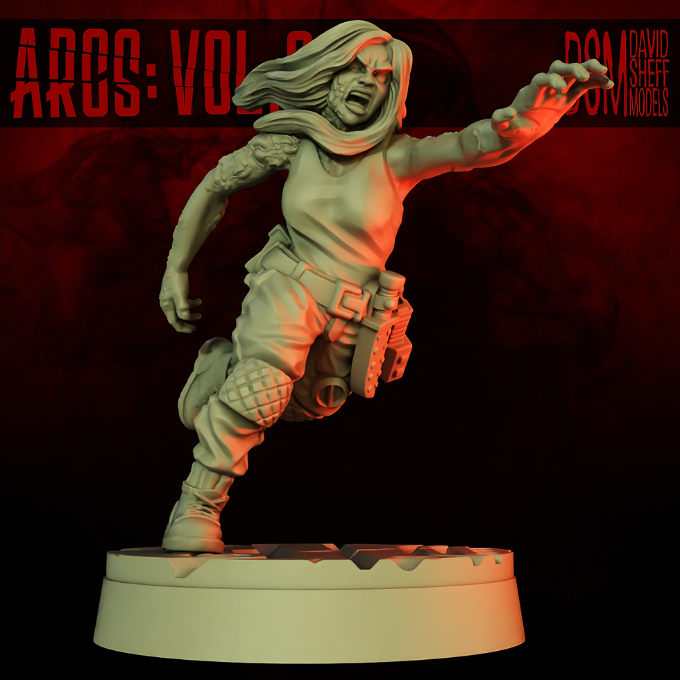 Thumbnail: DSM ARC Infected Colonists X8 28mm With Base.