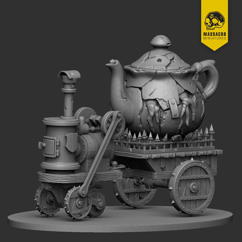 Thumbnail: Massacro Miniatures Brewed for War - Teapot Altar Set 28mm