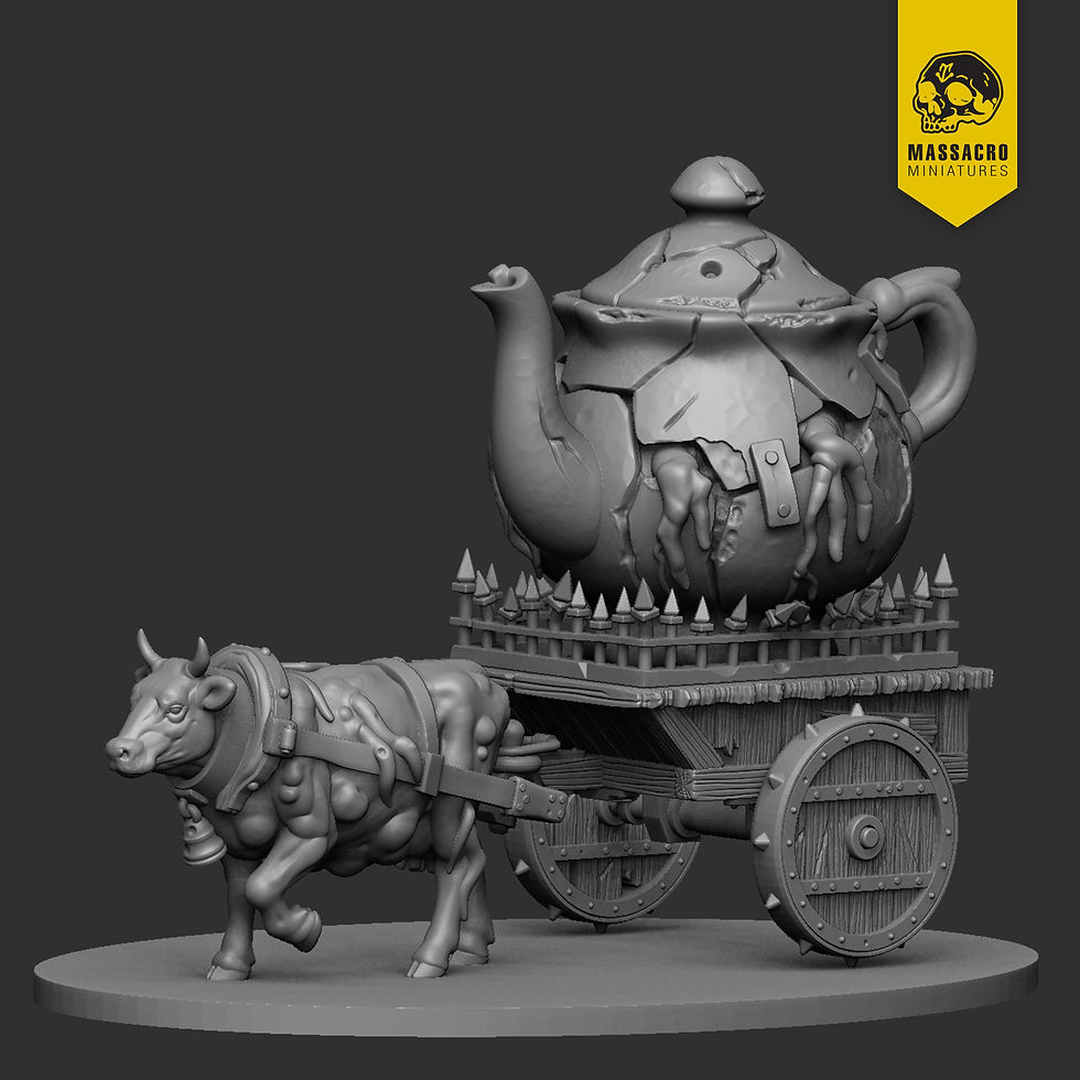 Thumbnail: Massacro Miniatures Brewed for War - Teapot Altar Set 28mm