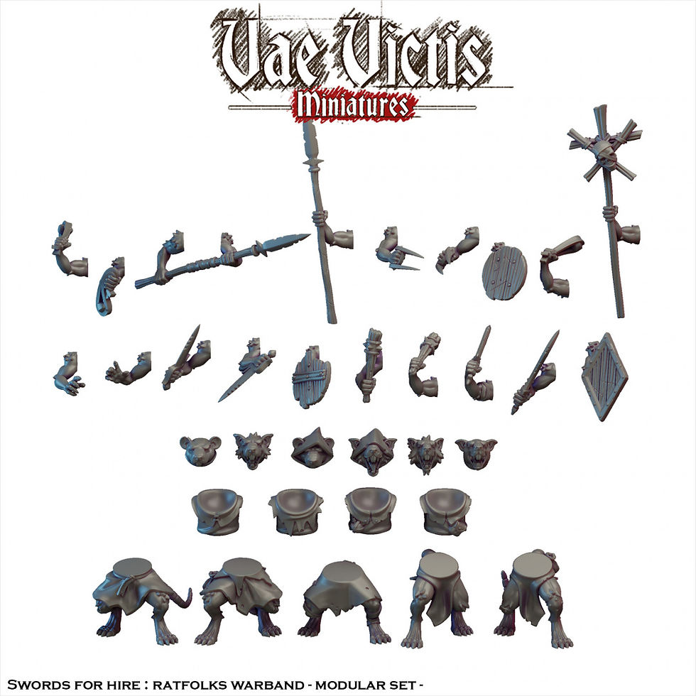 Thumbnail: Vae Victis Miniatures Sewers Stalkers May Release 28mm