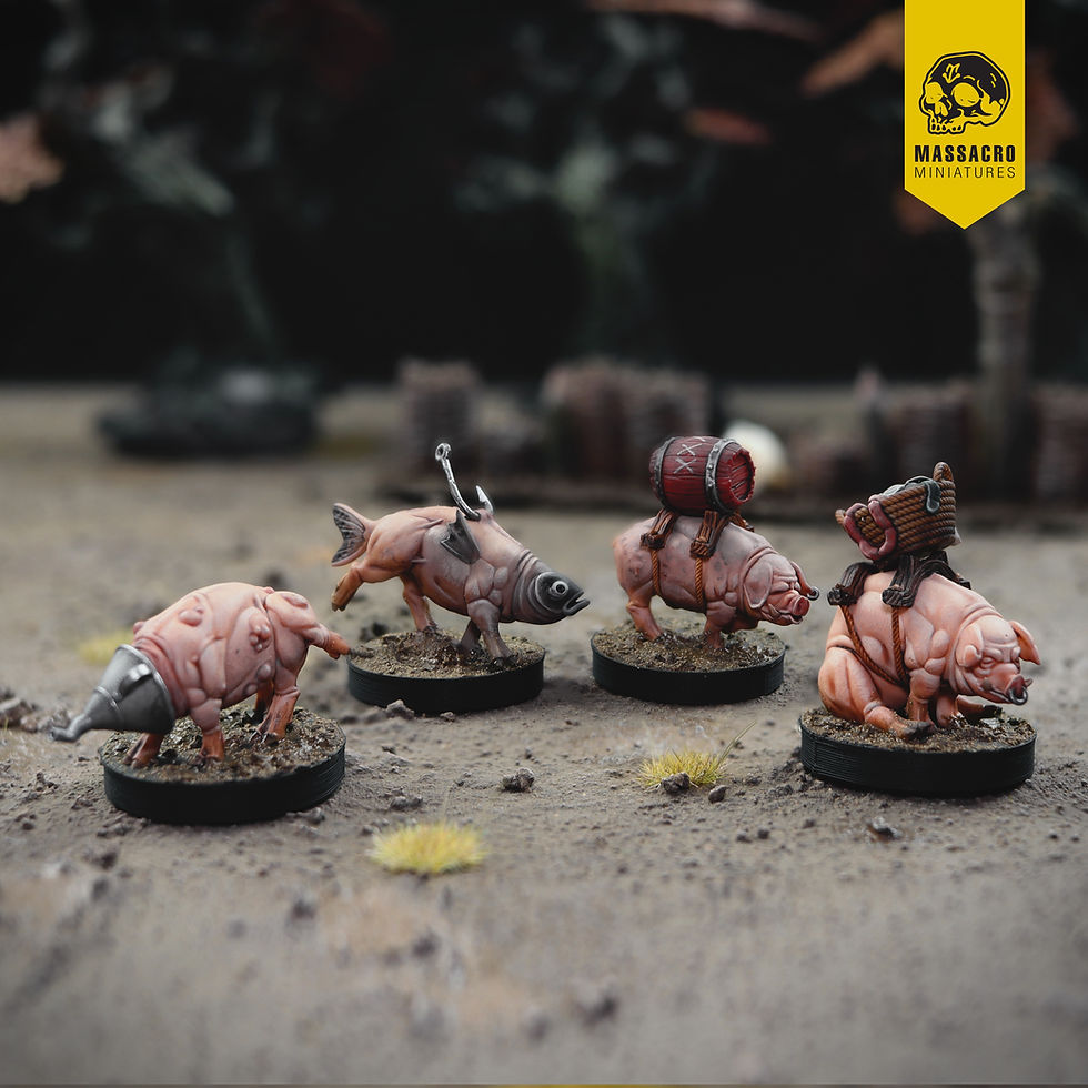 Thumbnail: Massacro Miniatures The Screeching Charge - Infantry X8 28mm