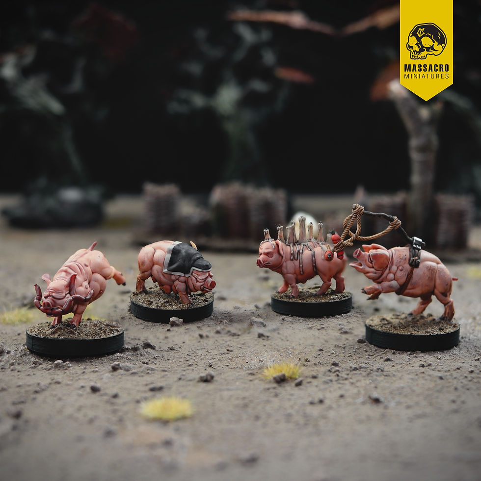 Thumbnail: Massacro Miniatures The Screeching Charge - Infantry X8 28mm