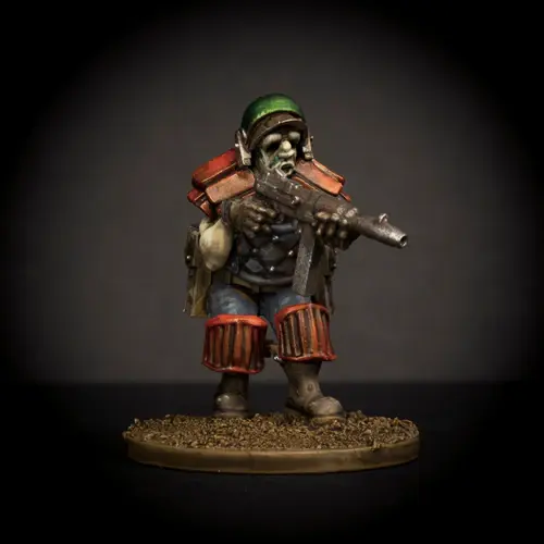 Thumbnail: Knucklebones Miniatures Citizen Defence Group - Trooper 1 X1 28mm