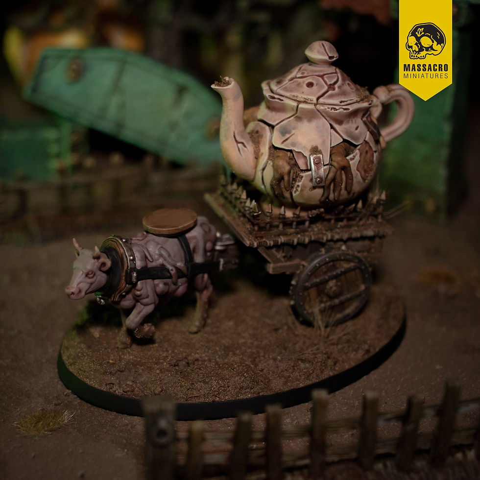Thumbnail: Massacro Miniatures Brewed for War - Teapot Altar Tea Zealots Set 28mm