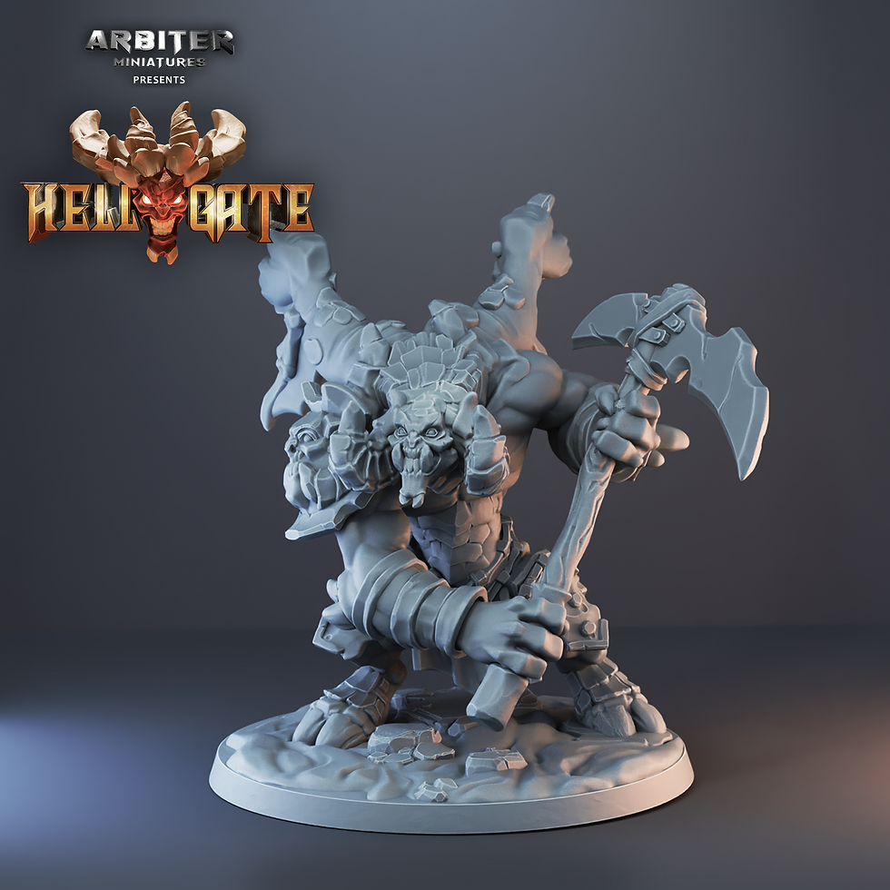 Thumbnail: Arbiter Miniatures Hellgate Demonic Brute X6 28mm