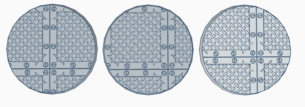 Thumbnail: Industrial round Bases. Various sizes