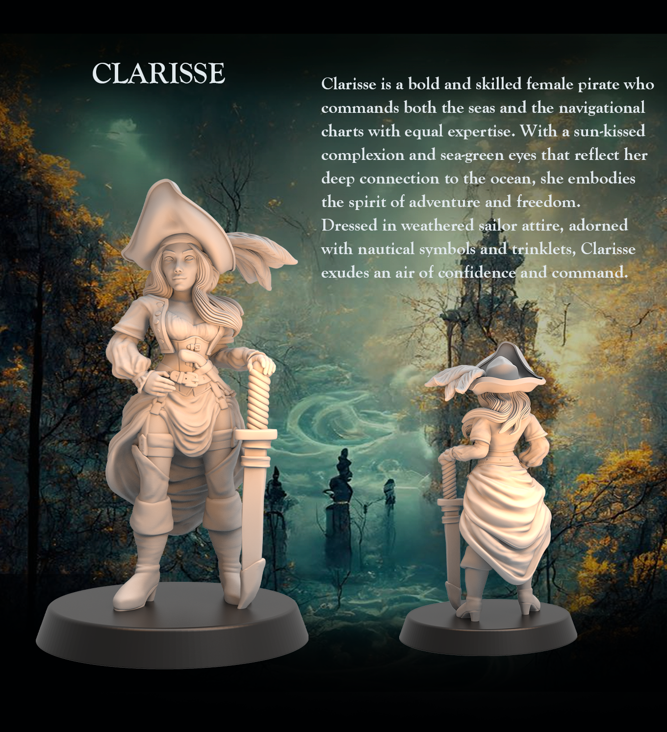 Clarisse Pirate Girls RKS 3D 32mm