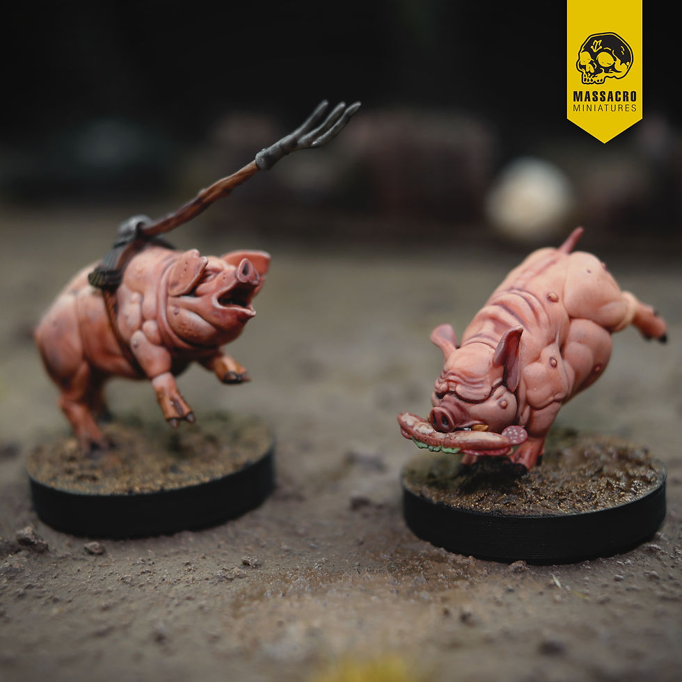 Thumbnail: Massacro Miniatures The Screeching Charge - Infantry X8 28mm
