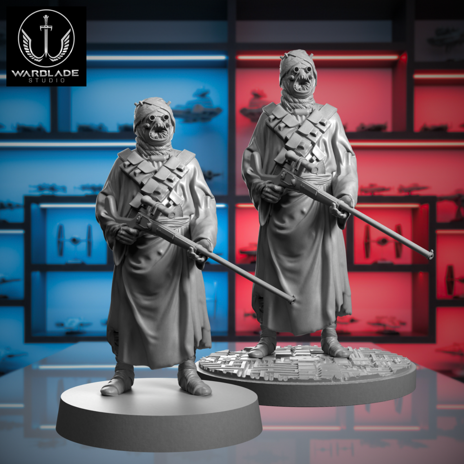 Star Wars Tusken No2 40mm 1/46mm With Base