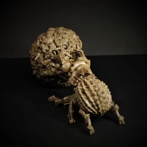 Thumbnail: Knucklebones Miniatures Death Beetle and Undead Ball X1 28mm