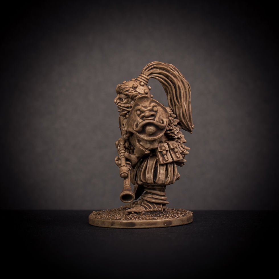 Thumbnail: Knucklebones Miniatures Ash Waste Barbarian X1 28mm