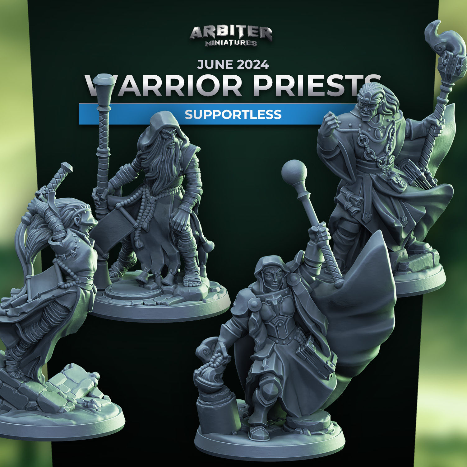 Warrior Priest Part 2 Arbiter Miniatures 28mm