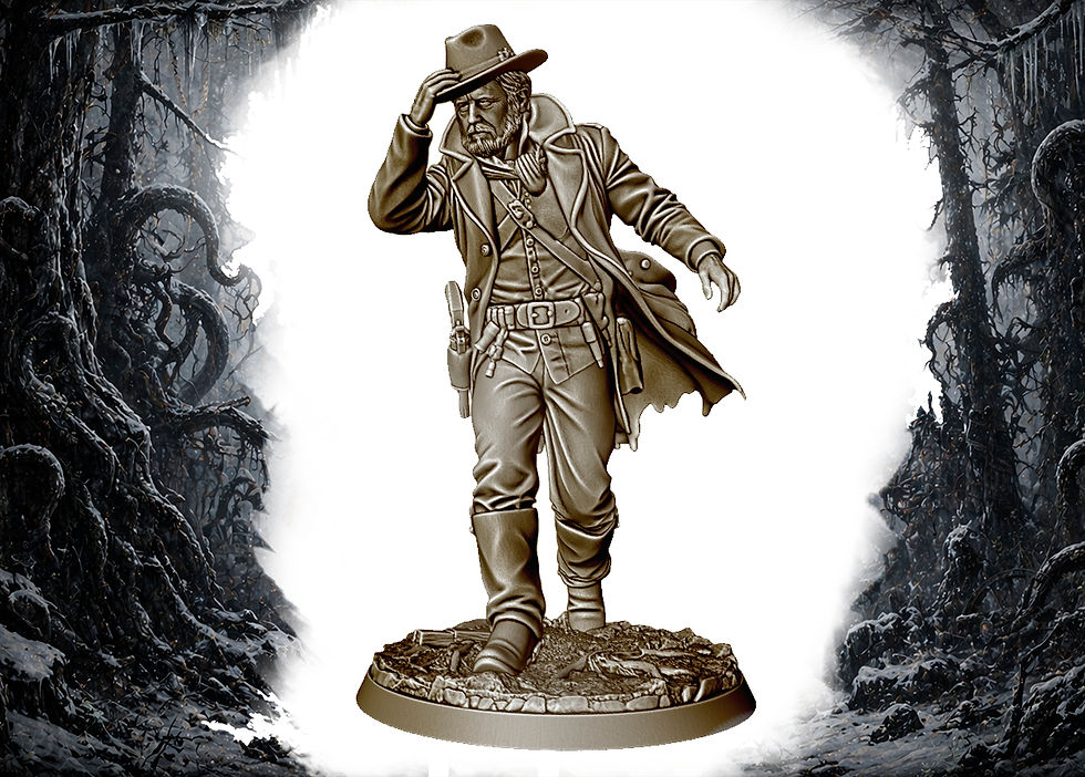 Thumbnail: Where the Wind Cries Cthulhu Tale, Cowboys 32mm
