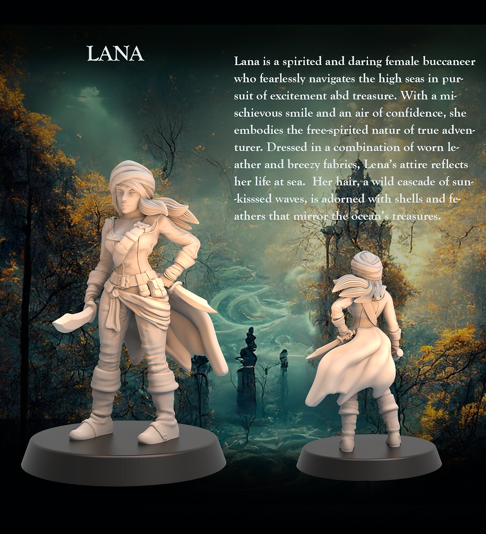 Lana Pirate Girls RKS 3D 32mm