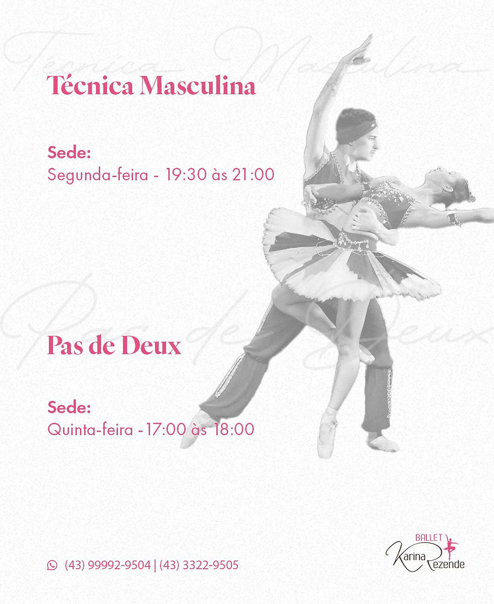 Tecnica masculina e Pas de Deux
