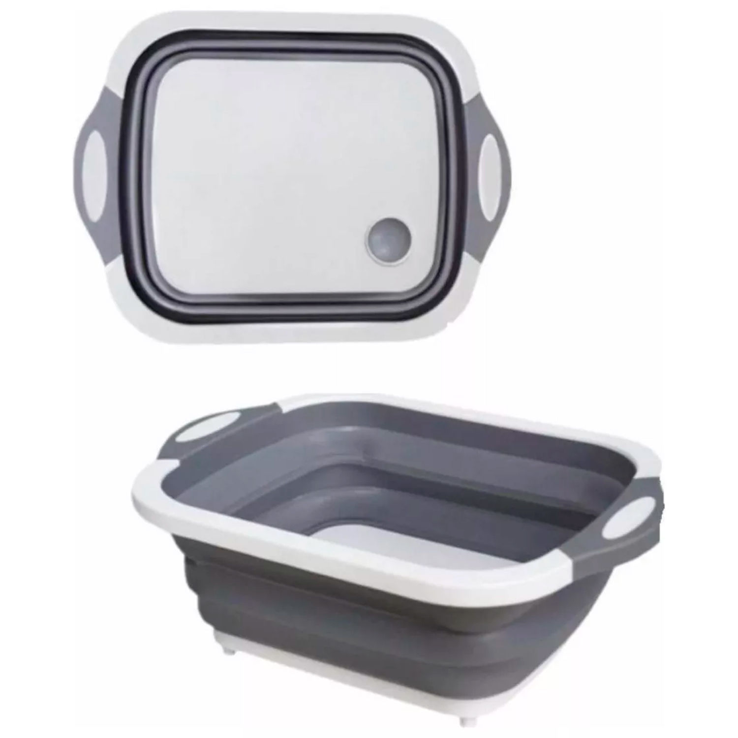 3 in 1 Folding Multipurpose Bowl Cutting Board Store Wash and Drain Vegetables