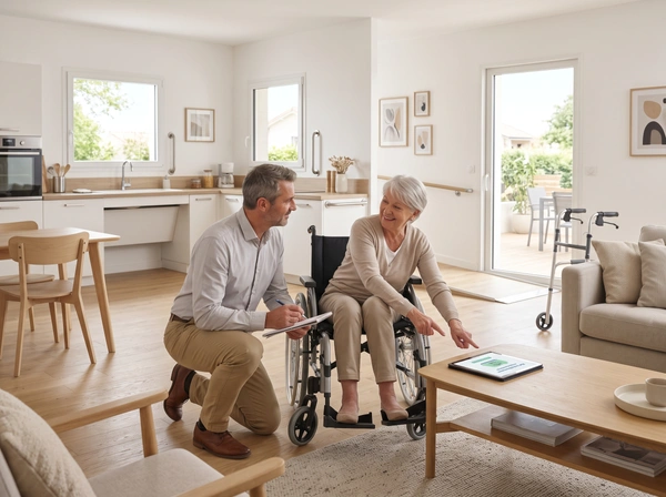 Adaptation PMR dans un intérieur lumineux